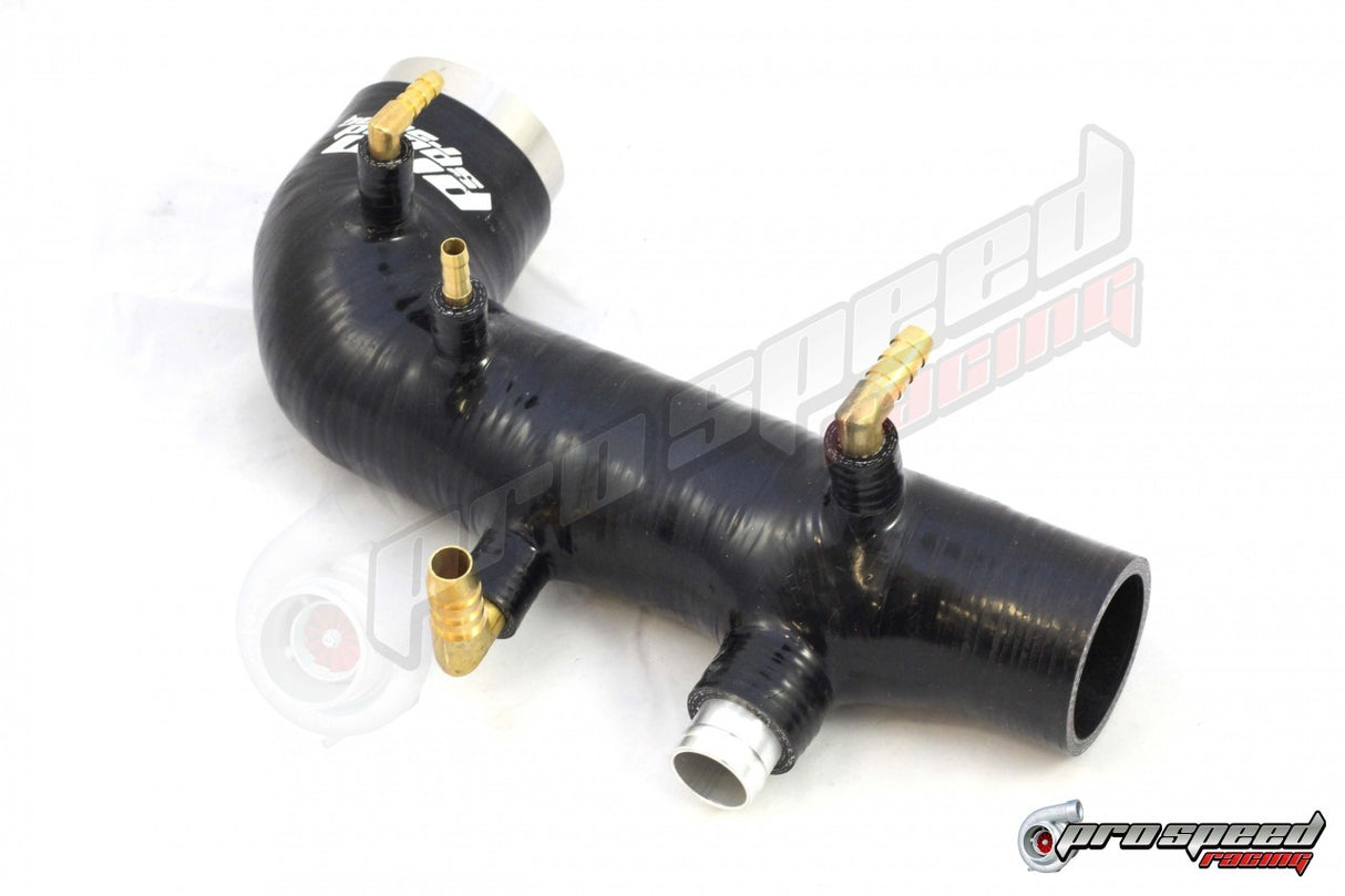 PSR Silicone Turbo Inlet + Post MAF SFB Combo BLACK - Subaru WRX & STI 01-07/FXT 03-08