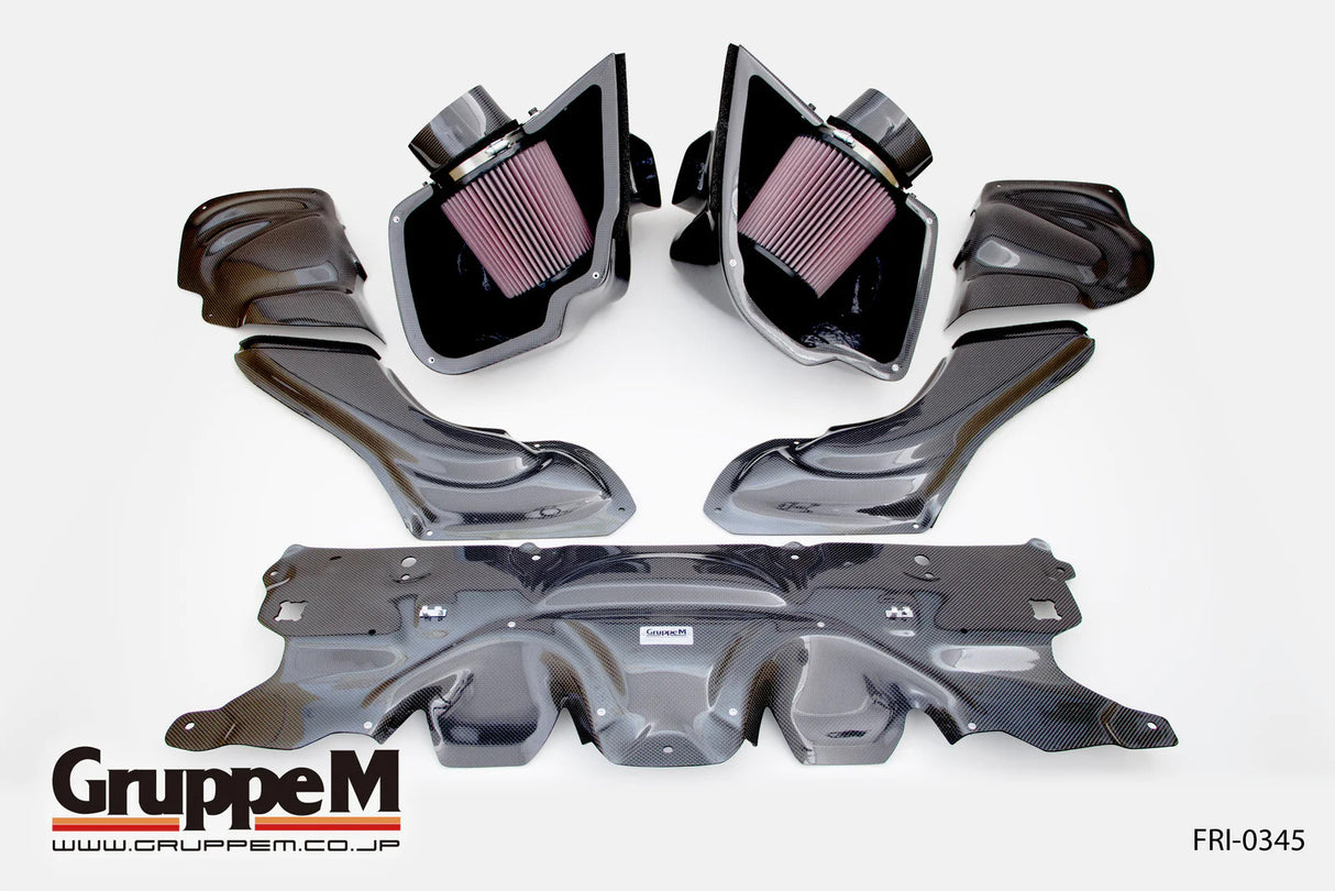 GruppeM Carbon Fibre Ram Air Intake System FRI-0345 - BMW M5 F90 Inc Competition | Pro Speed Racing