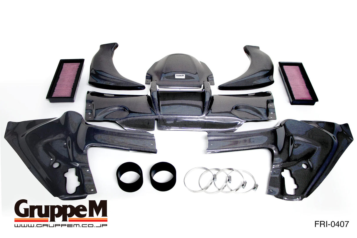 GruppeM Carbon Fibre Ram Air Intake System FRI-0407 - C63 S AMG W205 4.0L | Pro Speed Racing