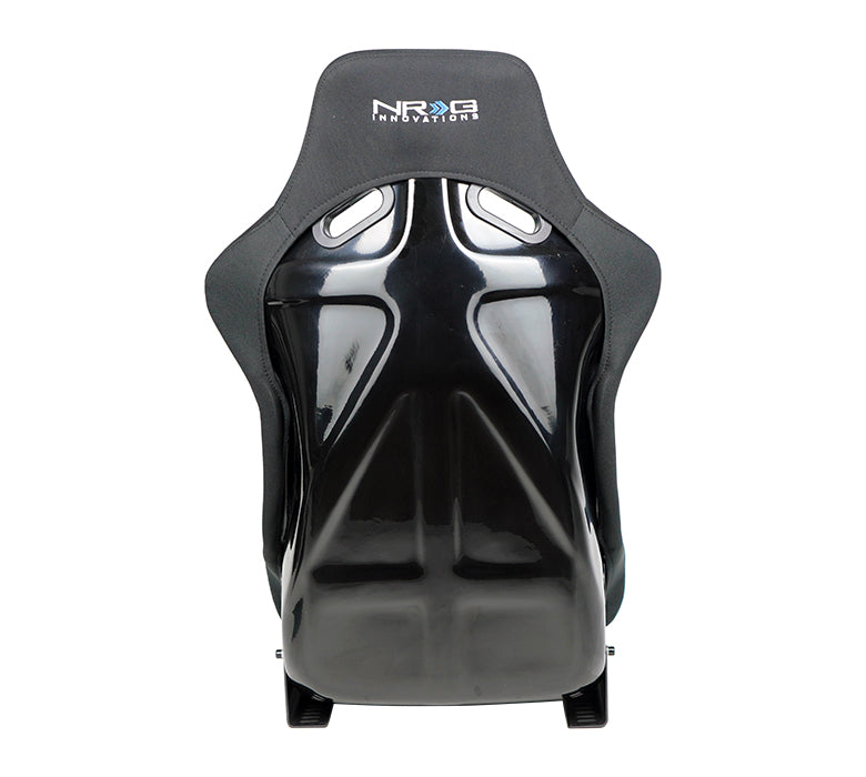 NRG FRP Race Bucket Seat Large - Black Shell/Black Cloth