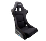 NRG FRP Race Bucket Seat Medium - Black Shell/Black Cloth