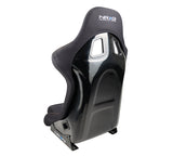 NRG FRP Race Bucket Seat Medium - Black Shell/Black Cloth