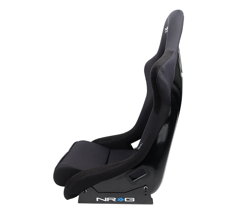 NRG FRP Race Bucket Seat Medium - Black Shell/Black Cloth