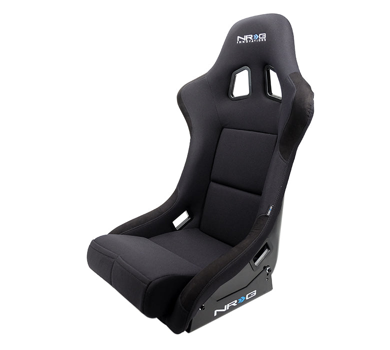 NRG FRP Race Bucket Seat Medium - Black Shell/Black Cloth