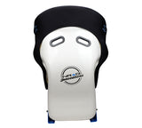 NRG FRP Race Deep Bucket Halo Seat Large - White Shell/Black Cloth