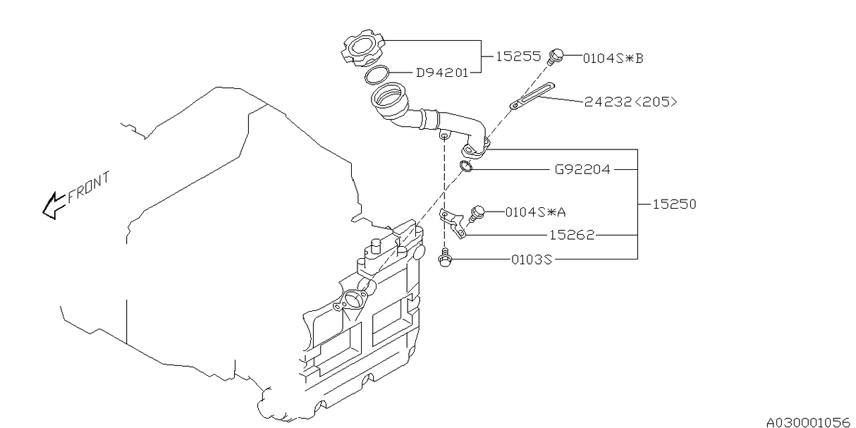 Subaru Genuine Engine Oil Filler O Ring