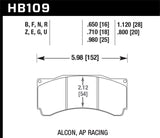 Hawk Performance Blue 9012 Front Brake Pads
