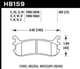 Hawk Performance HPS Rear Brake Pads