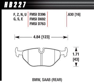 Hawk Performance HPS 5.0 Pads