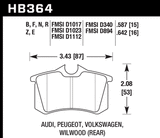 Hawk Performance HPS 5.0 Pads