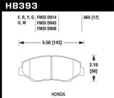 Hawk Performance HP+ Front Brake Pads - OPEN BOX