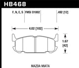 Hawk Performance HP+ Rear Brake Pads