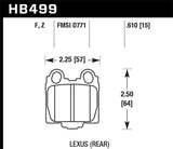 Hawk Performance HPS Rear Brake Pads