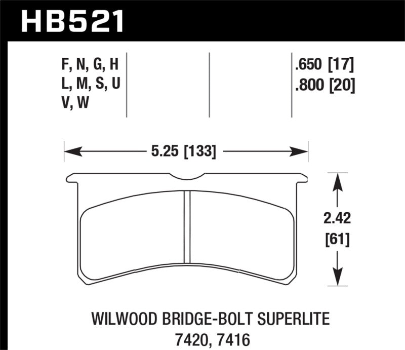 Hawk Performance DTC-30 Front Brake Pads