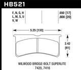 Hawk Performance DTC-30 Front Brake Pads