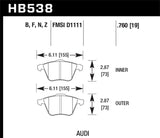 Hawk Performance Ceramic Front Brake Pads