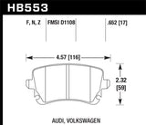 Hawk Performance HPS 5.0 Rear Brake Pads