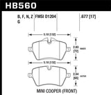 Hawk Performance HP+ Front Brake Pads