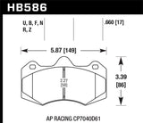 Hawk Performance HP+ Front Brake Pads