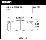 Hawk Performance HP+ Front Brake Pads