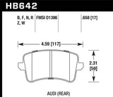 Hawk Performance HPS 5.0 Rear Brake Pads