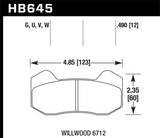 Hawk Performance DTC 70 Brake Pads