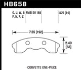 Hawk Performance HP+ Front Brake Pads