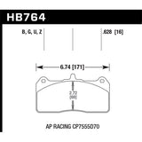 Hawk Performance DTC-60 Front Brake Pads