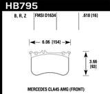 Hawk Performance Ceramic Front Brake Pads - Mercedes AMG A45 W176/CLA45 C117/GLA45 X156