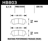 Hawk Performance HP+ Rear Brake Pads