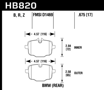 Hawk Performance Ceramic Brake Pads