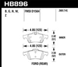 Hawk Performance DTC-30 Rear Brake Pads