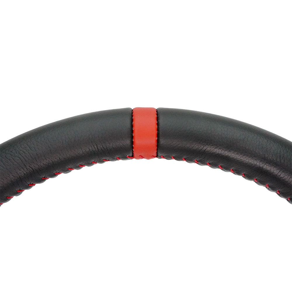 PSR Leather Steering Wheel w/Red Stitching