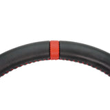PSR Leather Steering Wheel w/Red Stitching