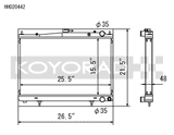 Koyorad Aluminium Racing Radiator
