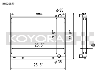 Koyorad Aluminium Racing Radiator
