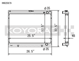 Koyorad Aluminium Racing Radiator