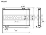 Koyorad Aluminium Racing Radiator