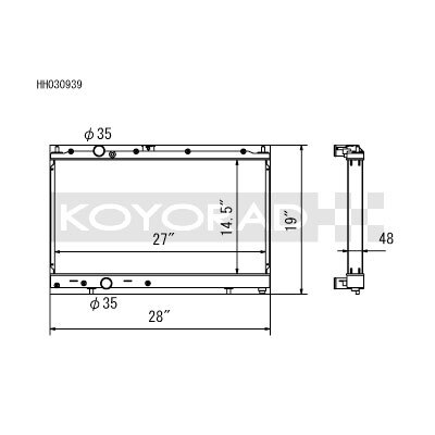 Koyorad Aluminium Racing Radiator