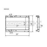 Koyorad Aluminium Racing Radiator