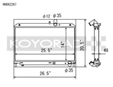 Koyorad Aluminium Racing Radiator