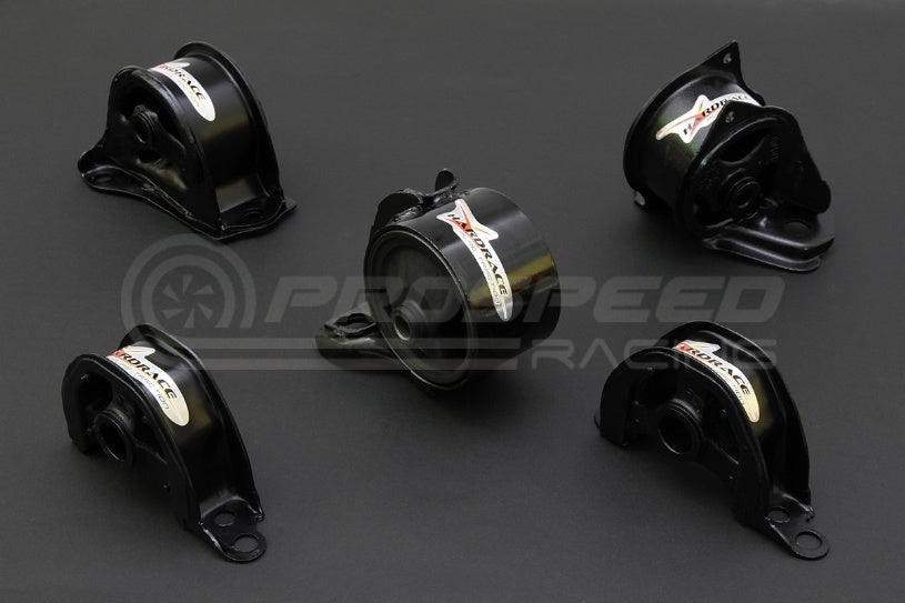 Hardrace Hardened Engine Mount 5Pcs Set - Honda Civic EG, EH, EJ/CRX EG MT, D15B, B16A) 5826