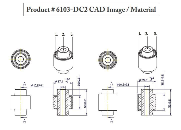 Hardrace Rear Lower Arm Bush