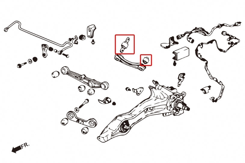 Hardrace Rear Camber Kit Bush