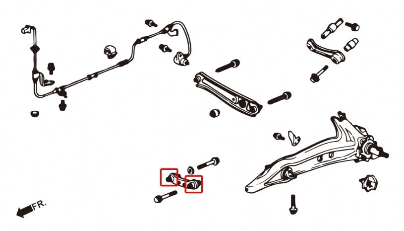 Hardrace Toe Control Arm Bush