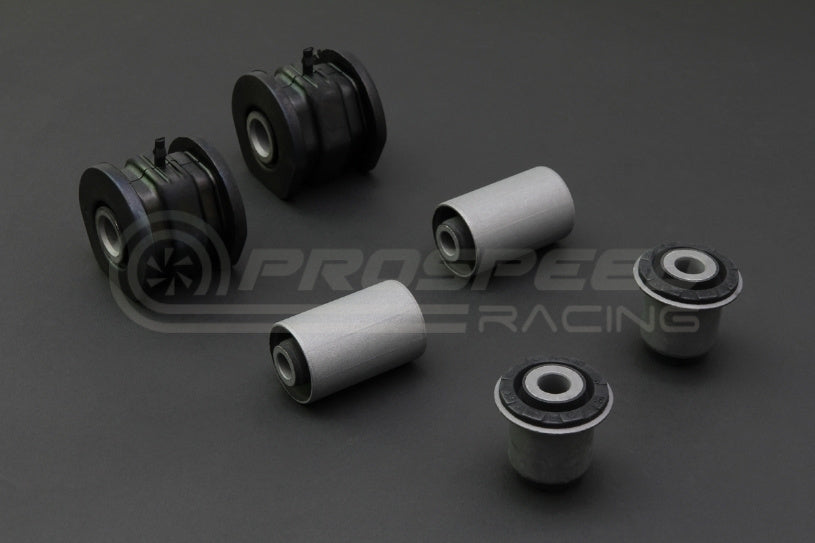 Hardrace Front Lower Arm Bush 6Pcs Rubber - Honda Civic EK3,4,5,9, EJ6,7,8,9, EM1/CR-V RD1-RD3 97-01