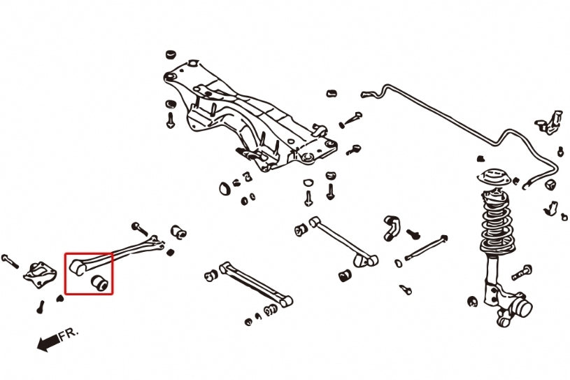 Hardrace Trailing Arm Bush