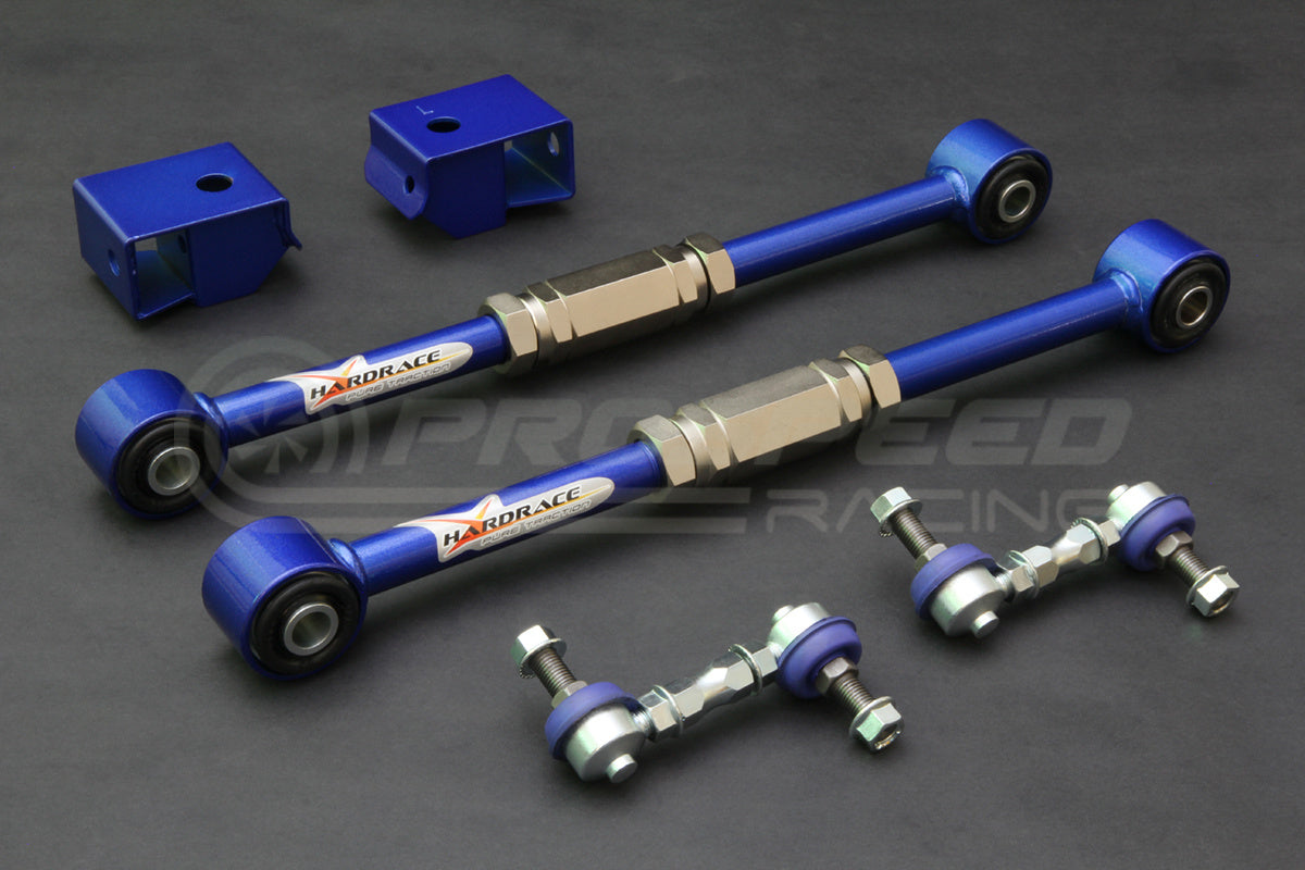 Hardrace Adj Camber/Toe/Caster Arm Rear-Rear Pillowball - Subaru WRX, STI GC8/Forester SF/Liberty BC