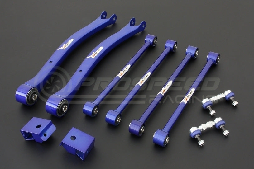 Hardrace Rear NON-Adj Arm 10Pcs Set - Subaru WRX, STI 94-00/Forester SF/Liberty BD, BG 6154