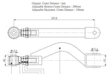 Hardrace Rear Upper Camber Kit